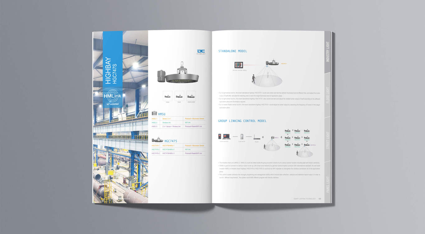 豪邁照明（hml）英文版產(chǎn)品畫冊設(shè)計(jì)圖4
