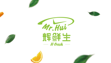 辉鲜生电商品牌LOGO设计