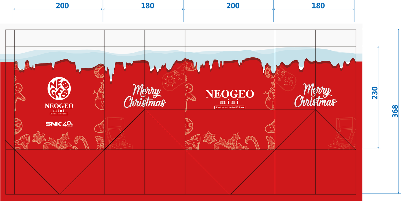 NEOGEOmini圣誕套裝  潮牌產(chǎn)品包裝設(shè)計(jì)圖1