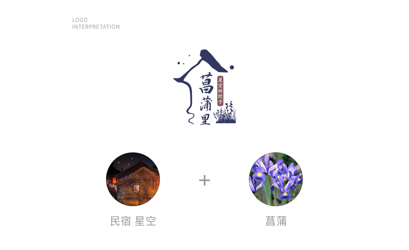 酒店民宿 菖蒲里 LOGO設(shè)計(jì)圖0