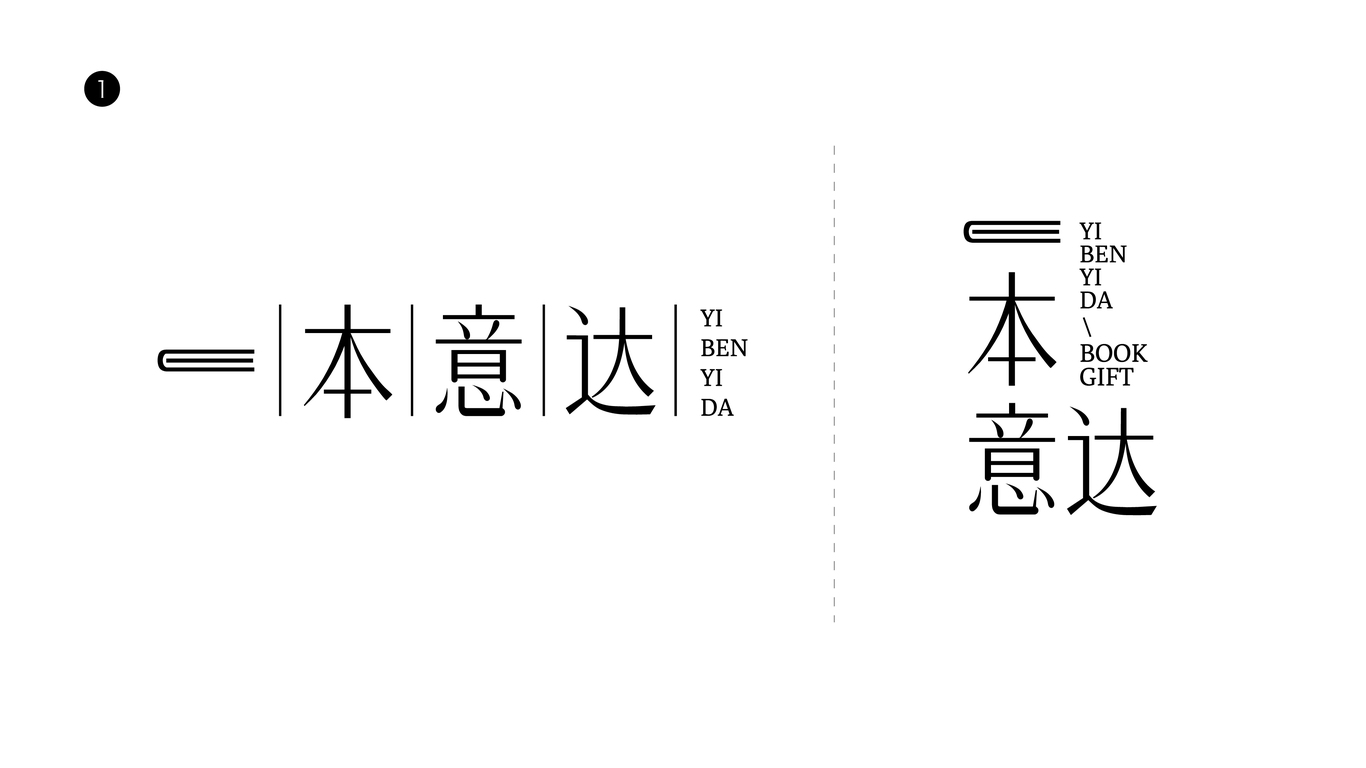 一本意達(dá)丨字體LOGO設(shè)計圖5