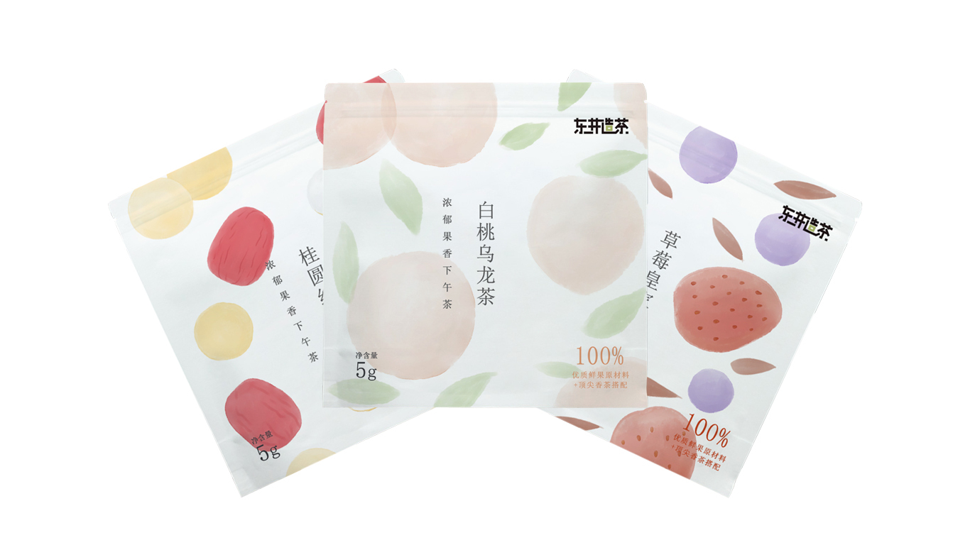 花果茶手繪包裝設計圖8