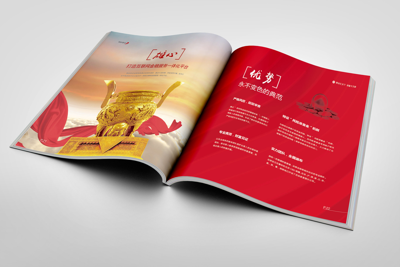 東方銀谷互聯(lián)網(wǎng)金融畫(huà)冊設計圖13