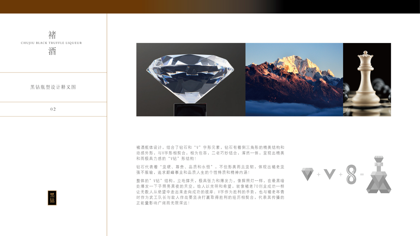 黑松露酒包装瓶形设计图1
