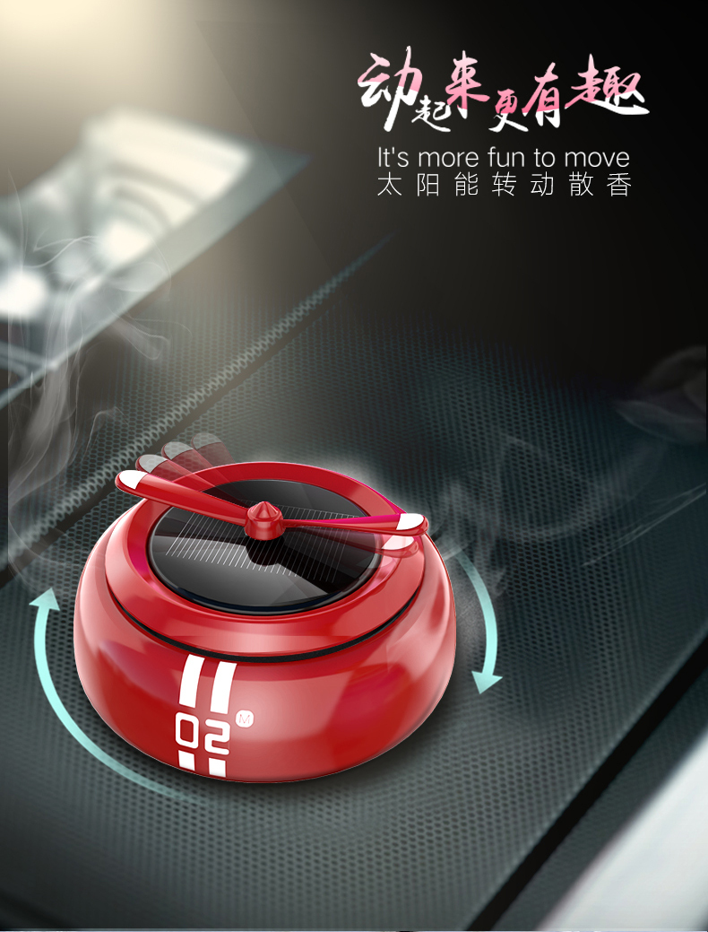 太阳能车载香薰座图1