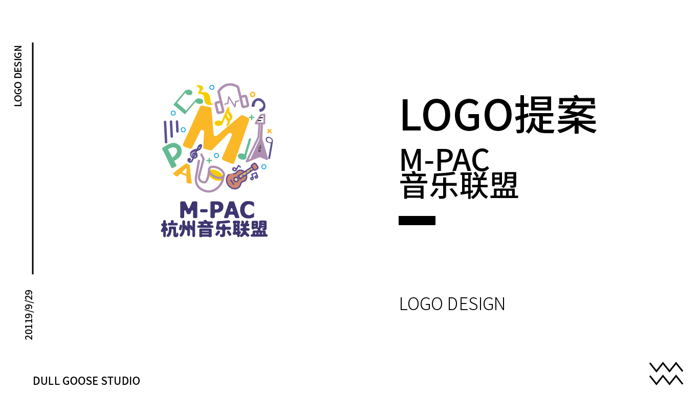 M-PAC杭州音樂聯(lián)盟LOGO設(shè)計(jì)圖0