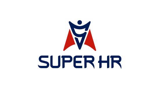  SUPER HR人力資源公司LOGO設(shè)計(jì)