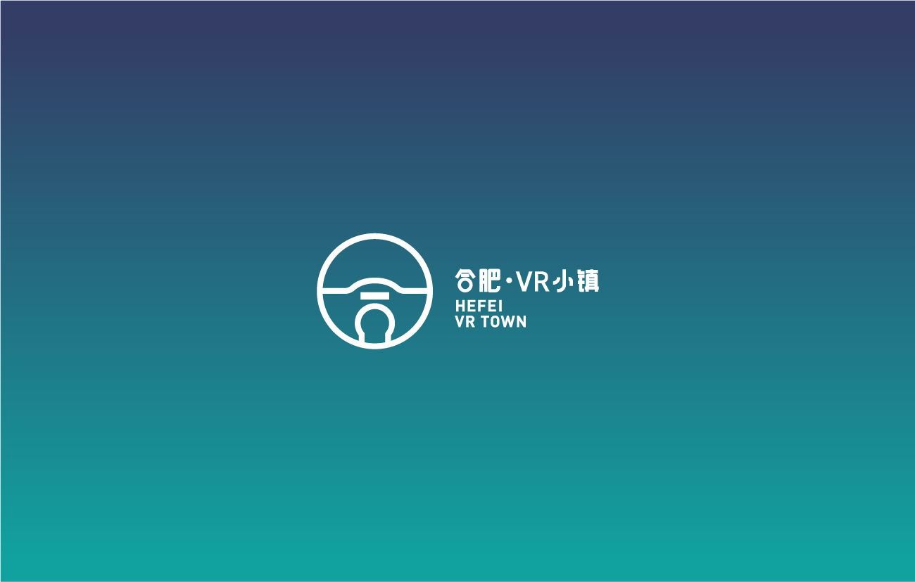 《合肥 ? VR小鎮(zhèn)》-VR科技園區(qū)-LOGO設計圖1