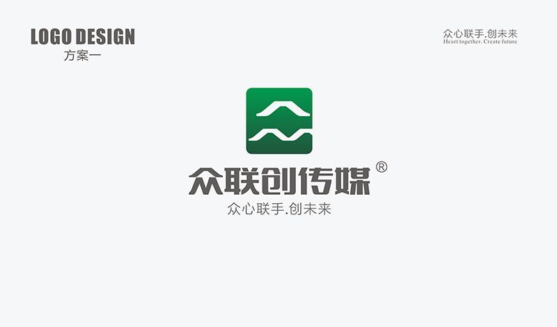 眾聯(lián)創(chuàng)傳媒公司品牌logo設計圖7