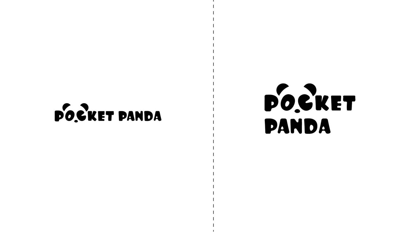 POCKET PANDA電商品牌LOGO設(shè)計中標(biāo)圖2