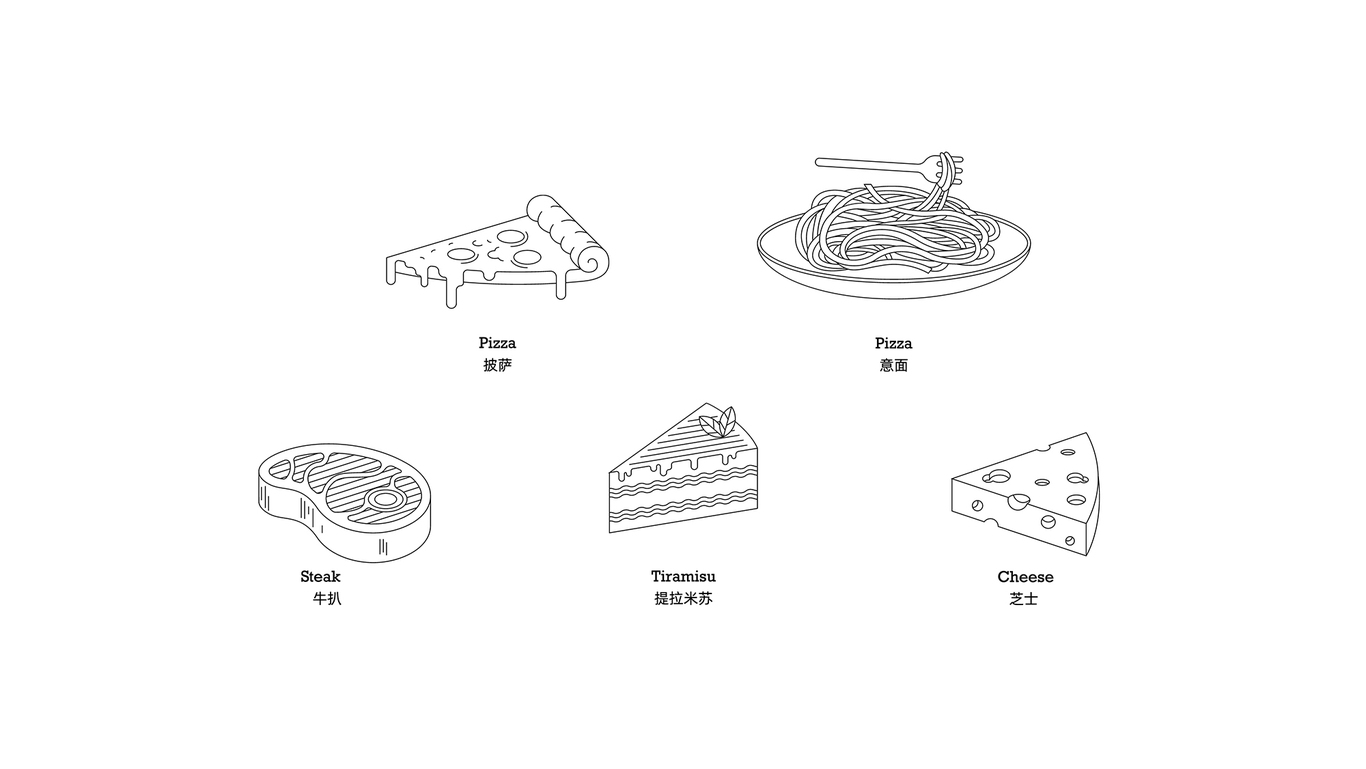 意拉拉西餐品牌升級設(shè)計圖10