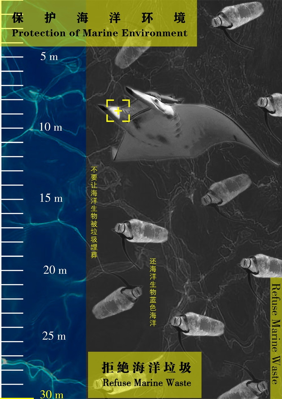 海洋公益海报图2