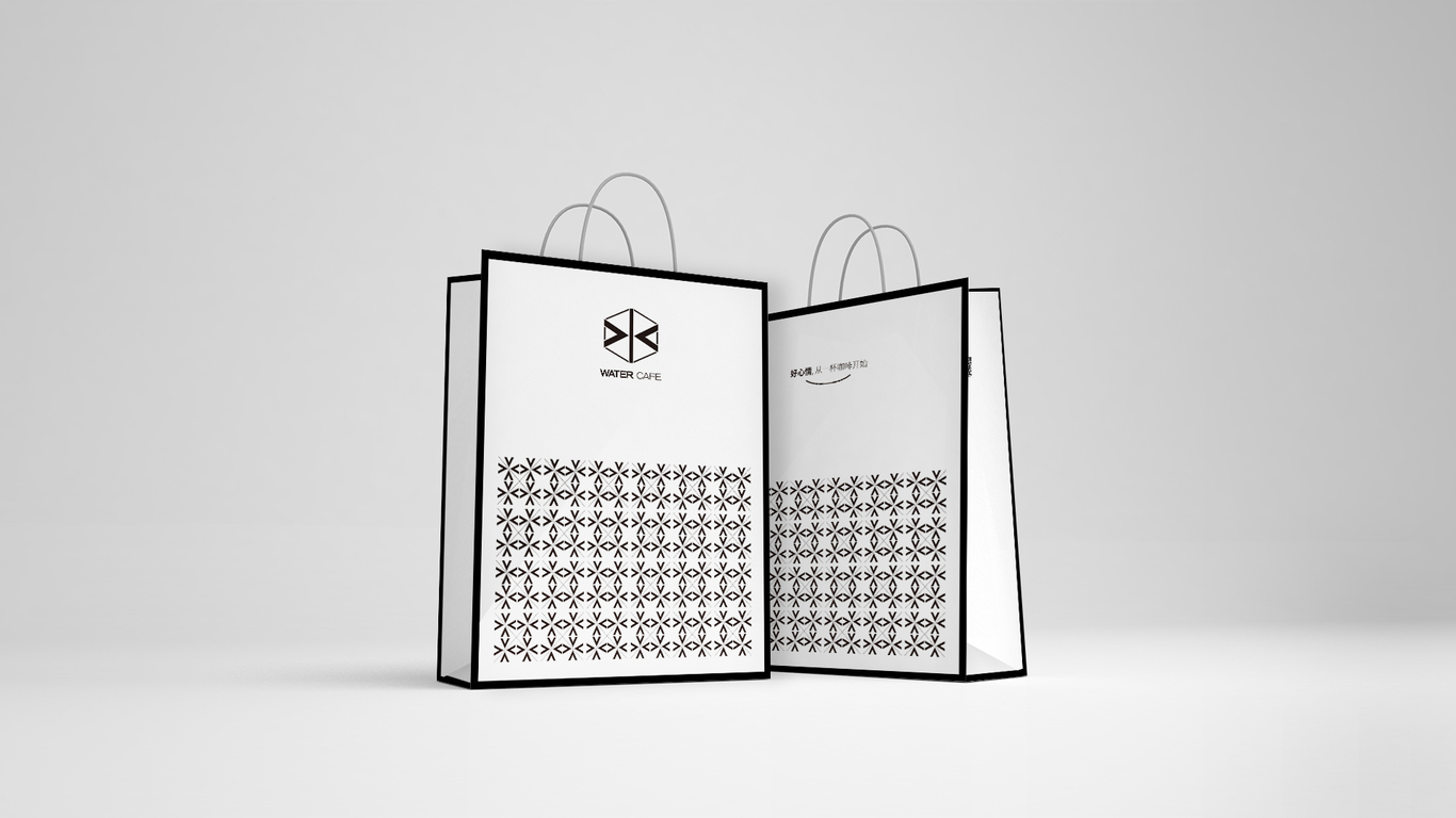 Water cafe 咖啡店品牌LOGO设计图9