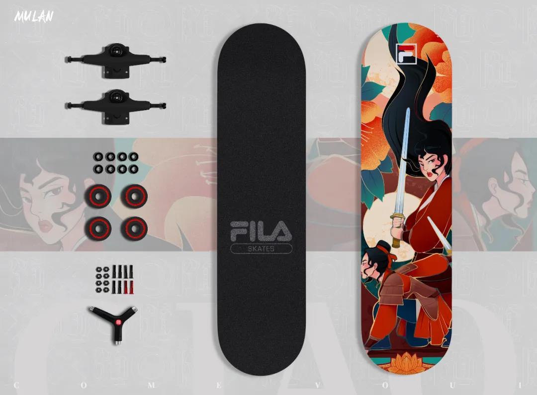 FILA skates 滑板設計圖8