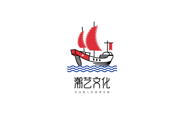潮藝文化傳媒公司LOGO設(shè)計