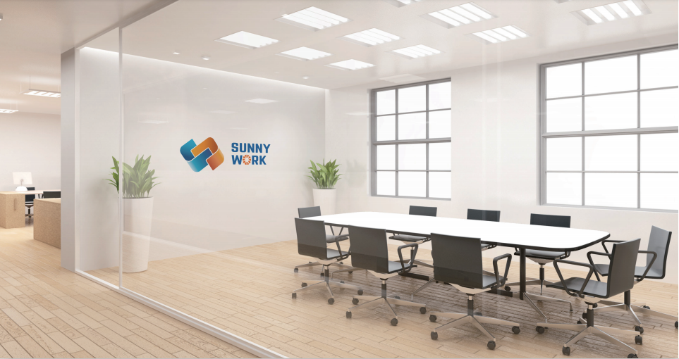 sunny work共享辦公品牌LOGO設(shè)計中標圖1