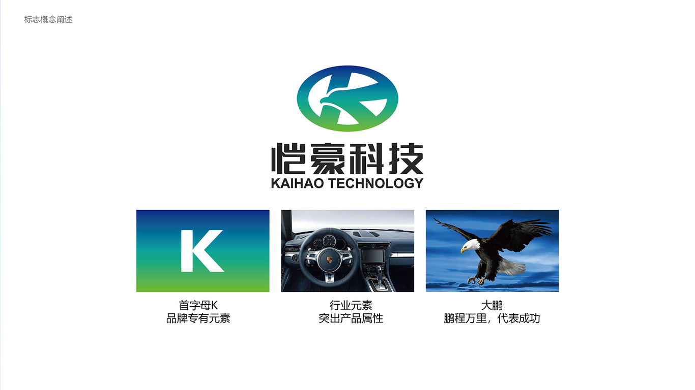 愷豪科技汽車品牌LOGO設(shè)計中標圖1