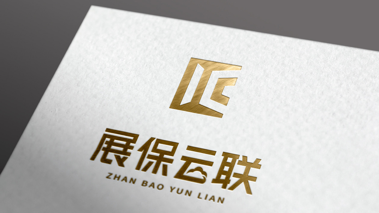 展保云聯(lián)金融保險(xiǎn)展覽公司LOGO設(shè)計(jì)圖4