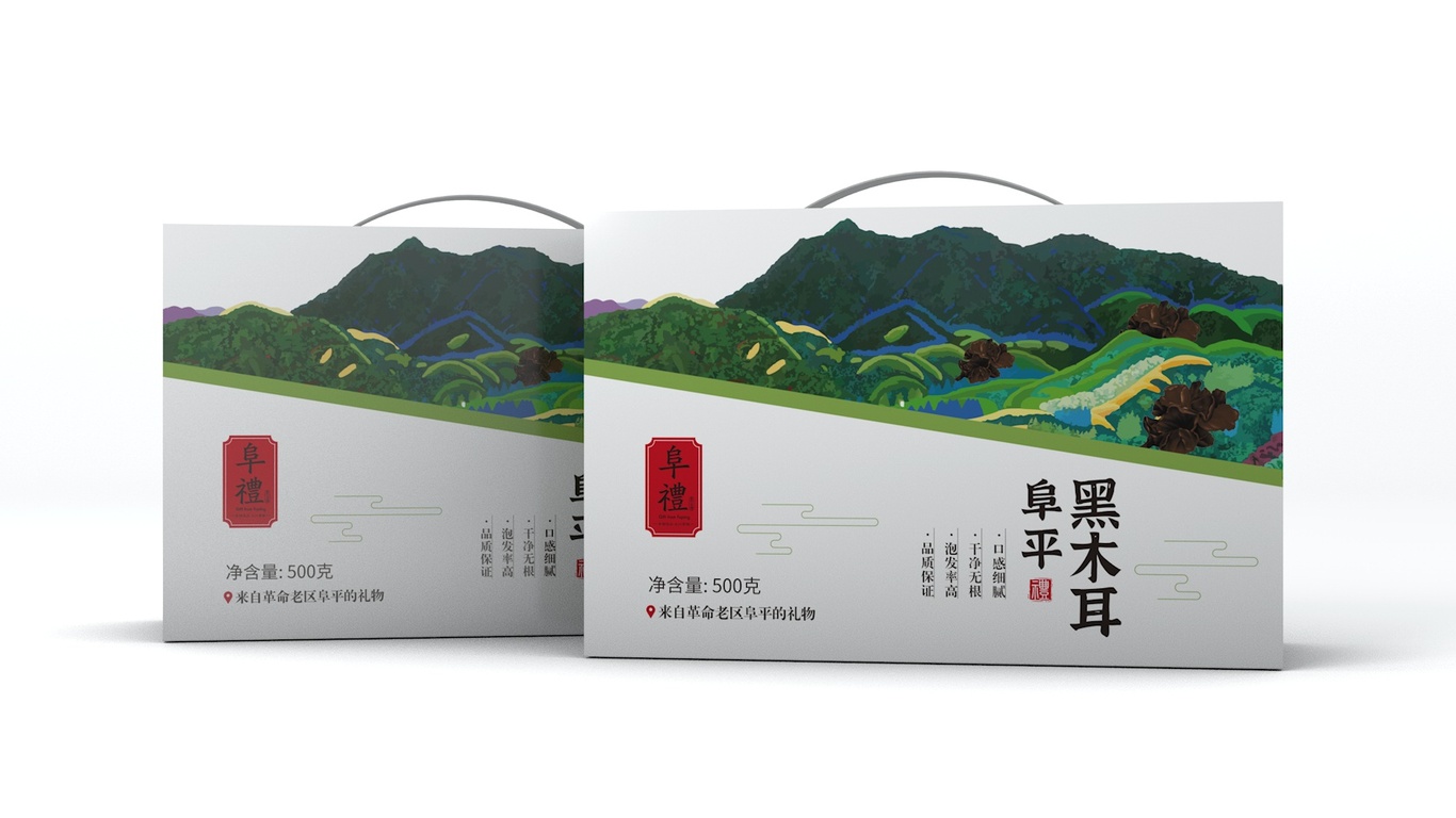 阜禮黑木耳包裝延展設(shè)計(jì)中標(biāo)圖2