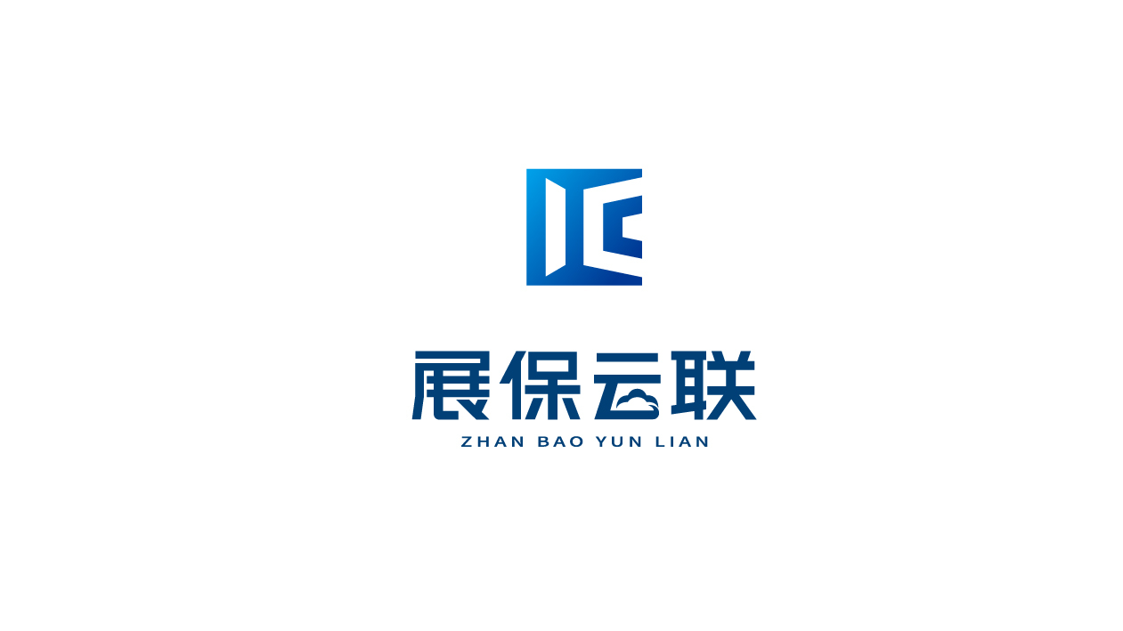 展保云聯(lián)金融保險展覽公司LOGO設計圖1