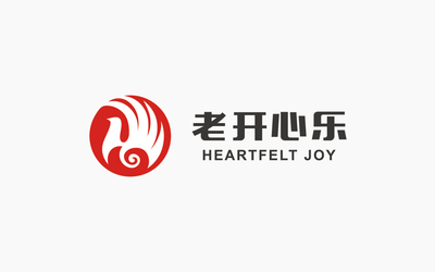 老开心乐标志设计