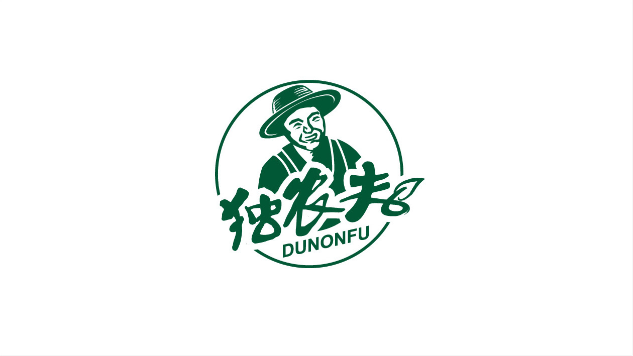 獨農夫健康農產品Logo商標設計圖0