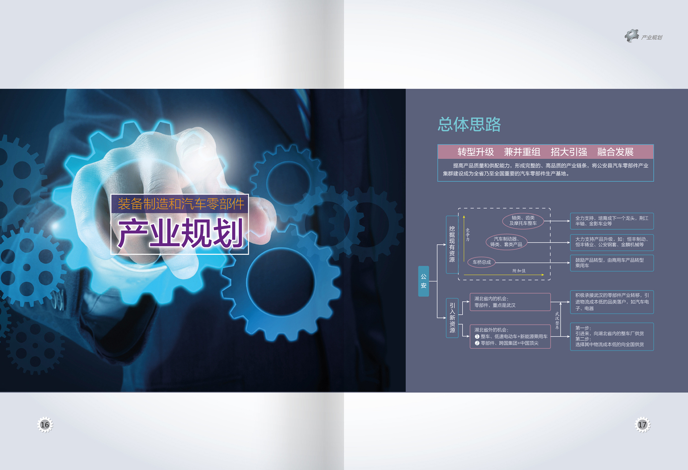 湖北公安装备制造和汽车零部件产业集群发展规划画册图8