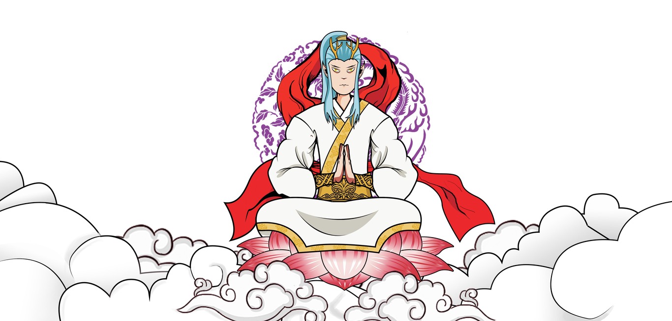 西游记五师徒插画设计图6