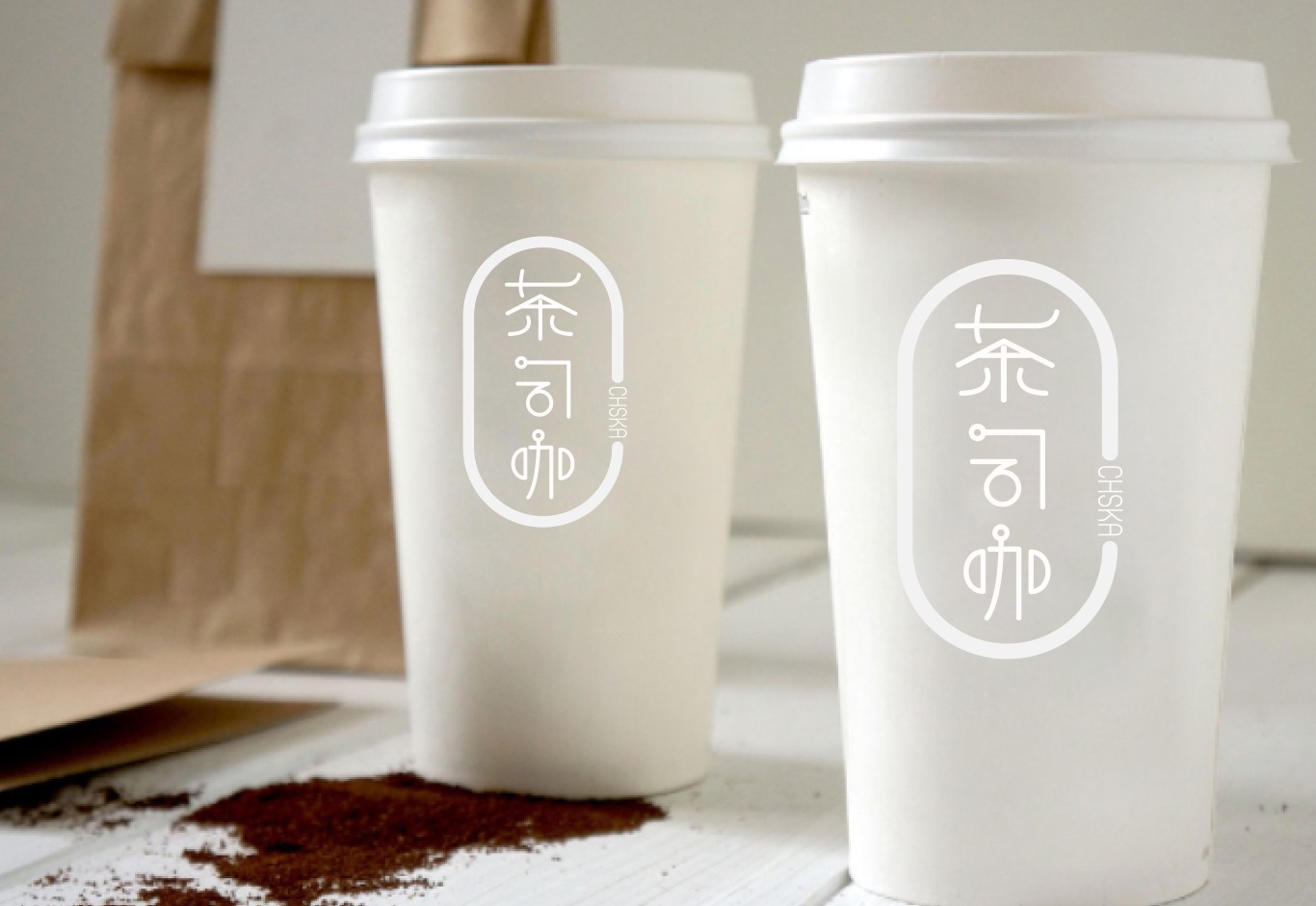 茶司咖奶茶店品牌logo設(shè)計圖19