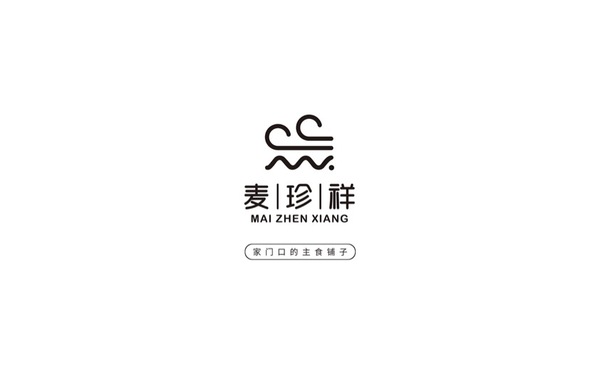 麦珍祥包子铺logo设计