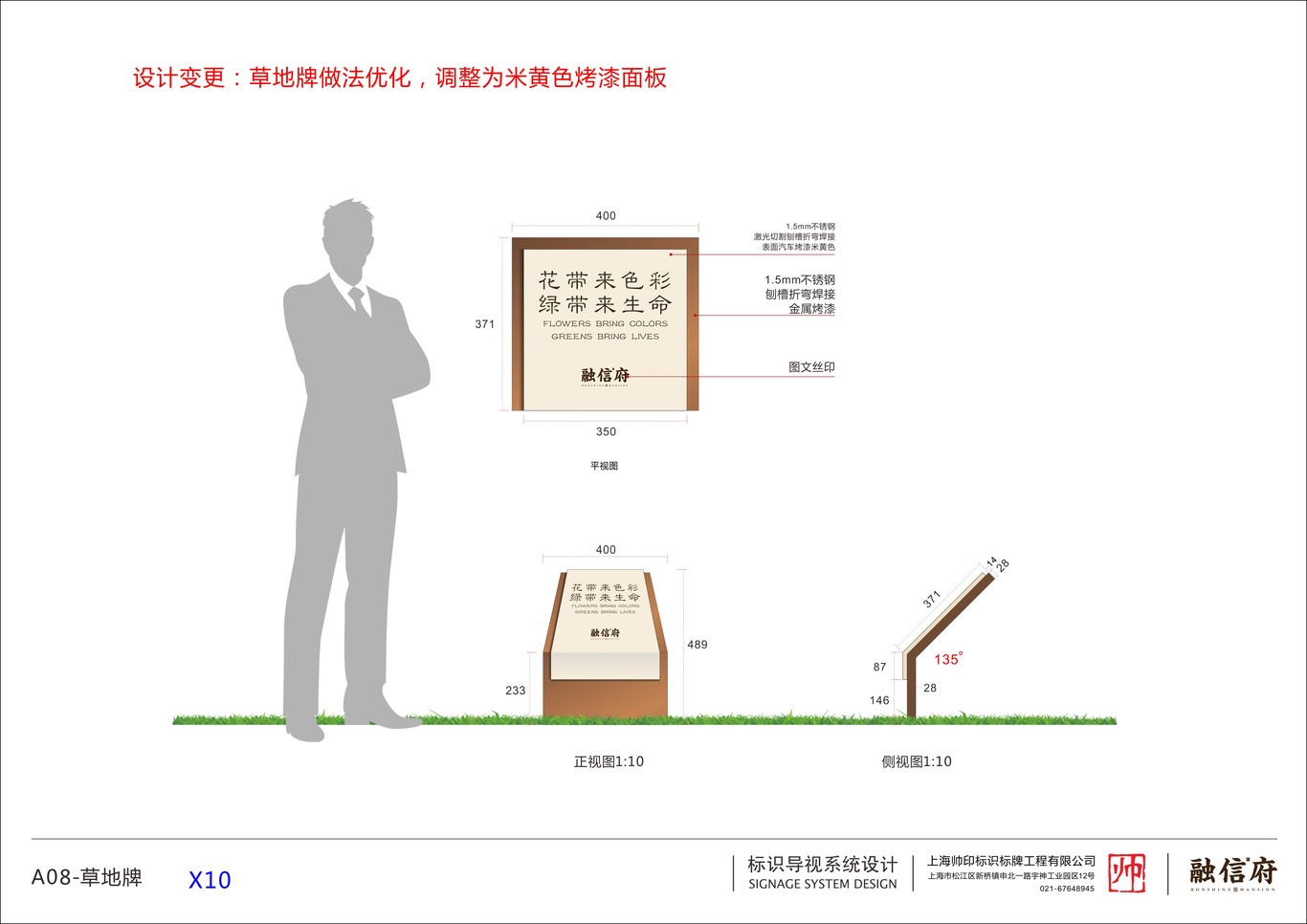 莆田融信府房地产导视标识系统设计图2