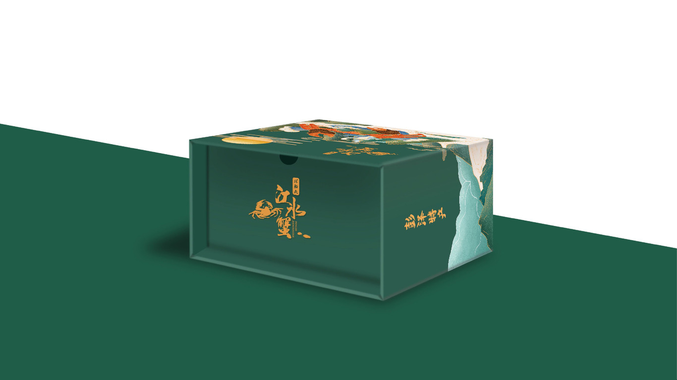 江水蟹-中端款大闸蟹礼盒包装设计图10