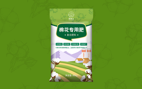 棉黃金包裝插畫設(shè)計(jì)