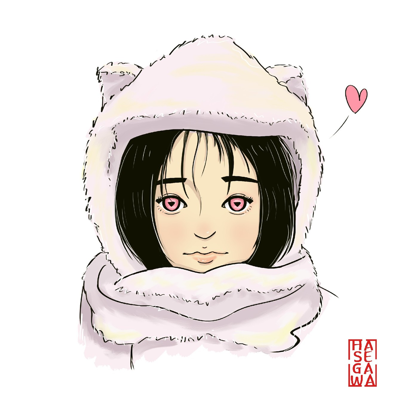 个人头像插画练习图14