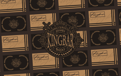 KINGBAR酒吧徽章LOGO+VI设...