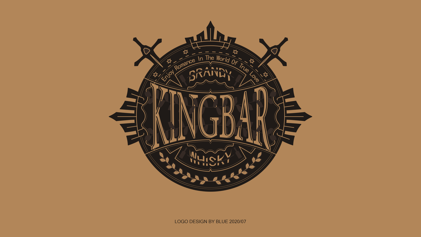 KINGBAR酒吧徽章LOGO+VI设计图5