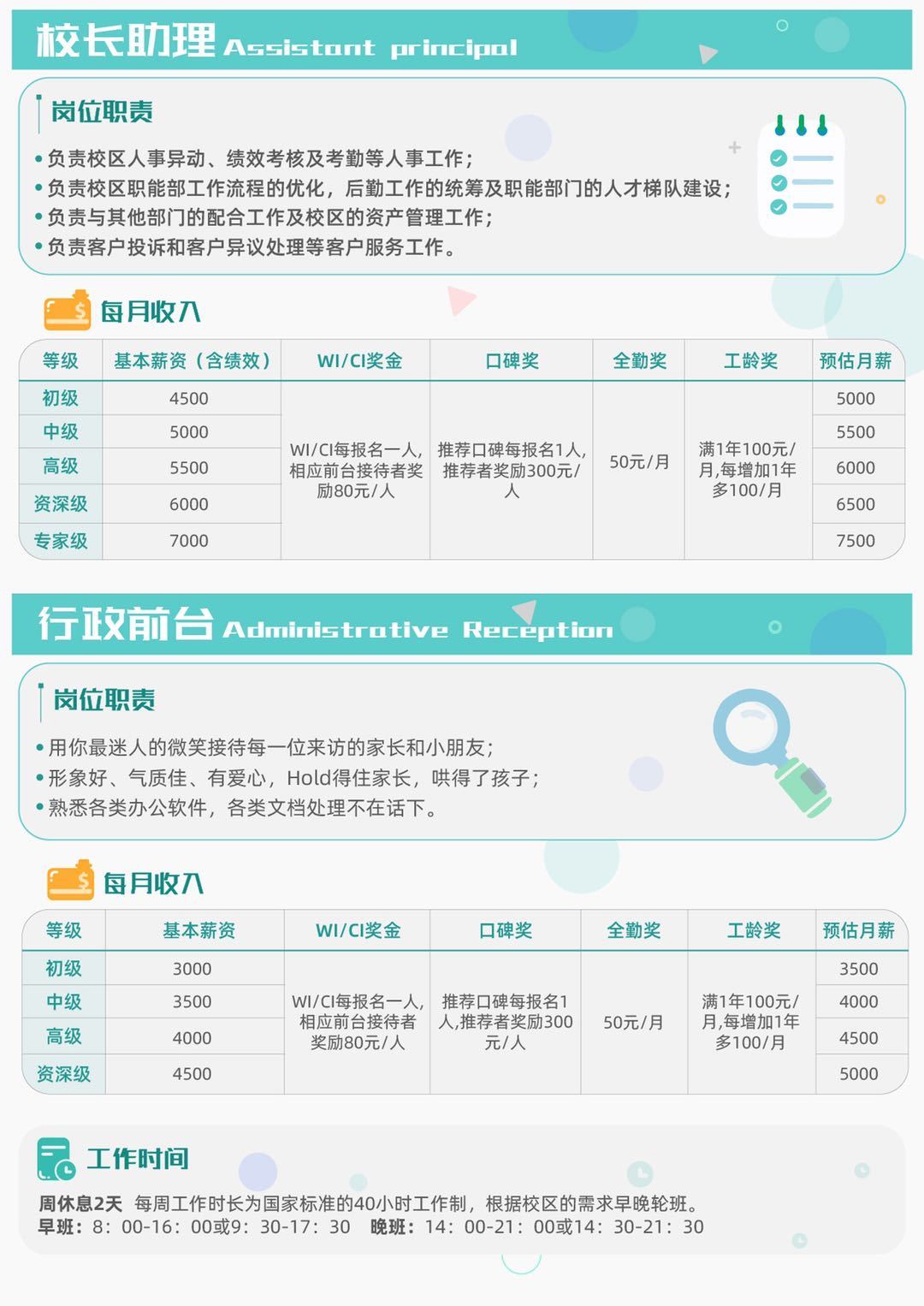 多米诺英语招聘单页、课程介绍单页图0