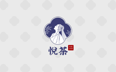 古风人物logo设计