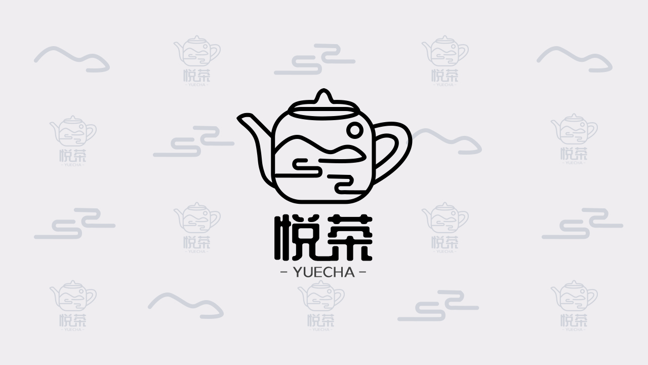 悅茶茶藝品牌logo設(shè)計圖7