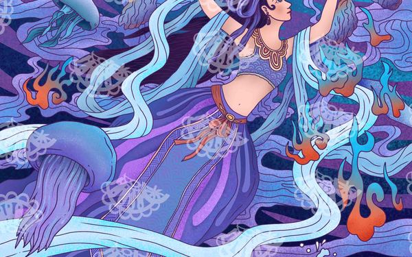 落地頁，插畫