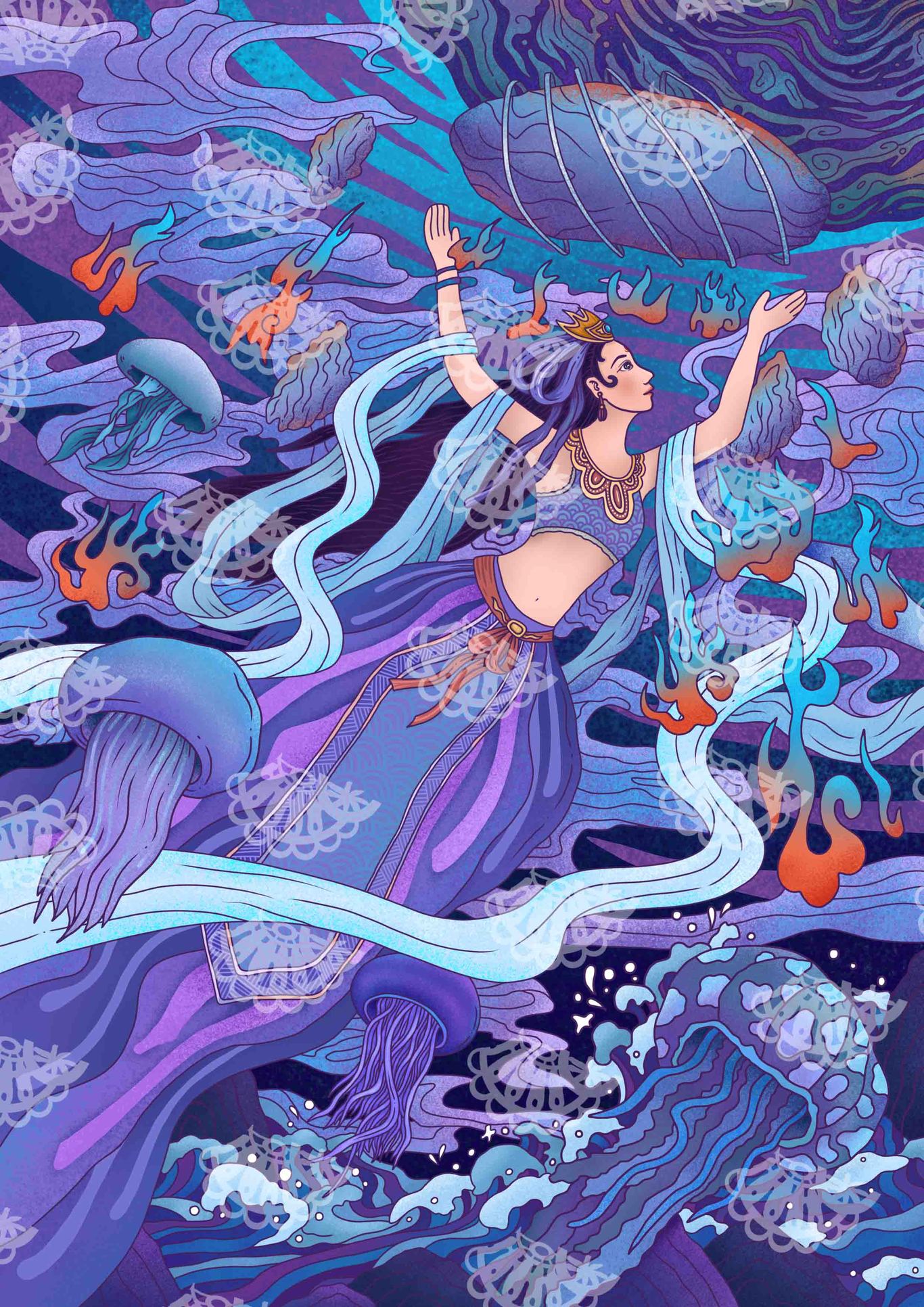 落地页，插画图0