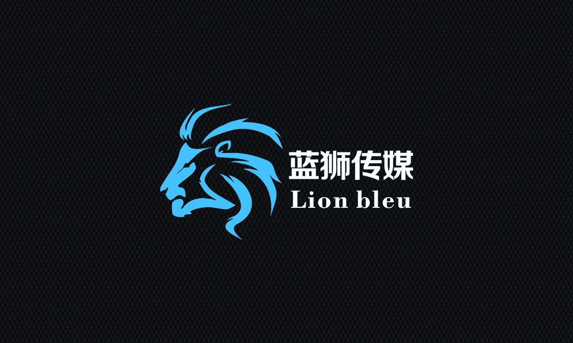 蓝狮娱乐传媒LOGO设计图0