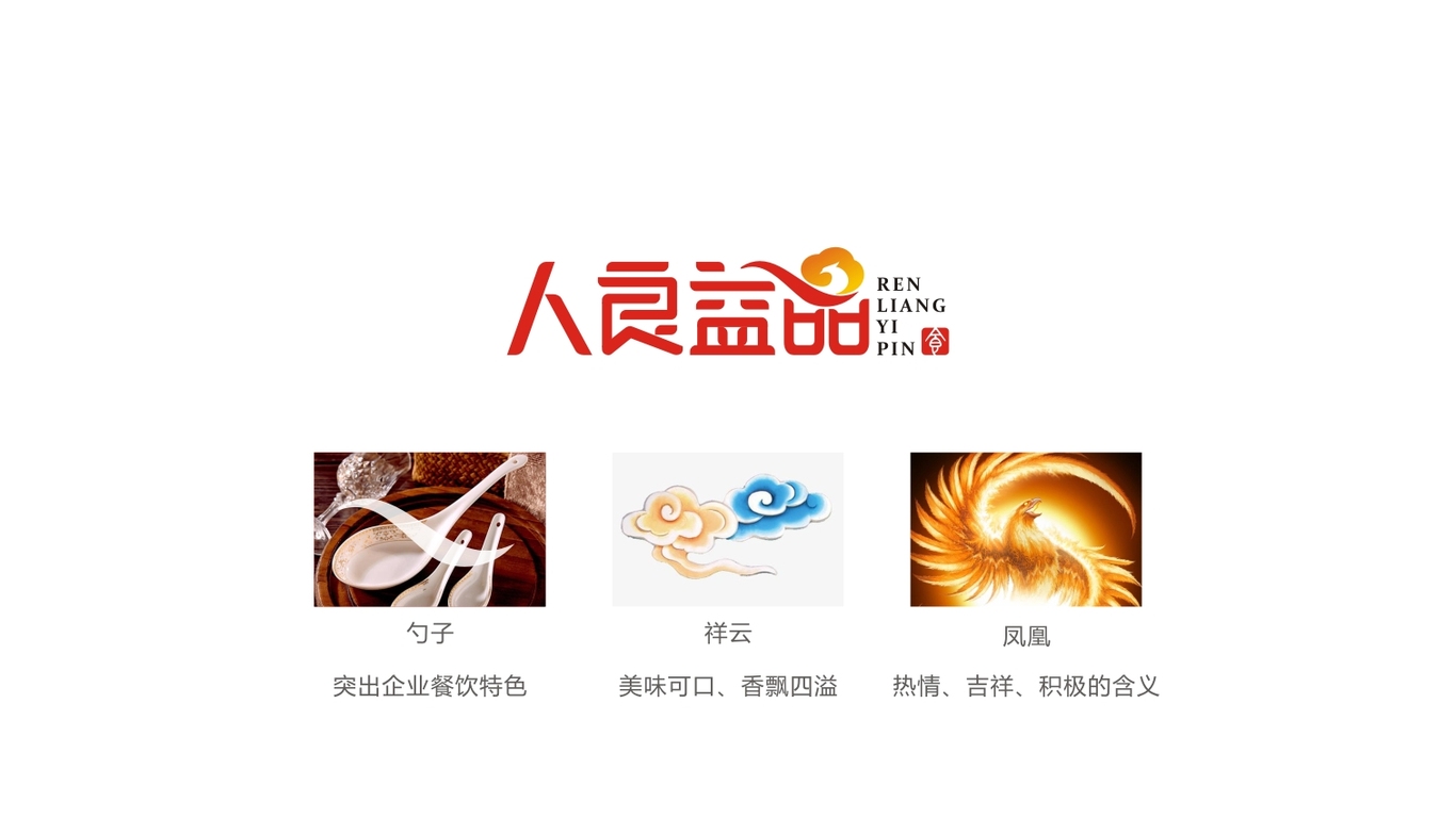 人良益品餐饮品牌LOGO设计中标图0