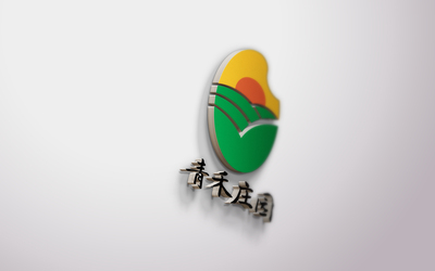 青禾庄园logo设计及吉祥物设计