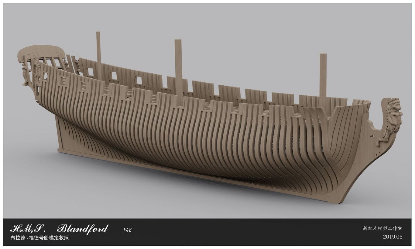 布拉德福德号3D建模图3