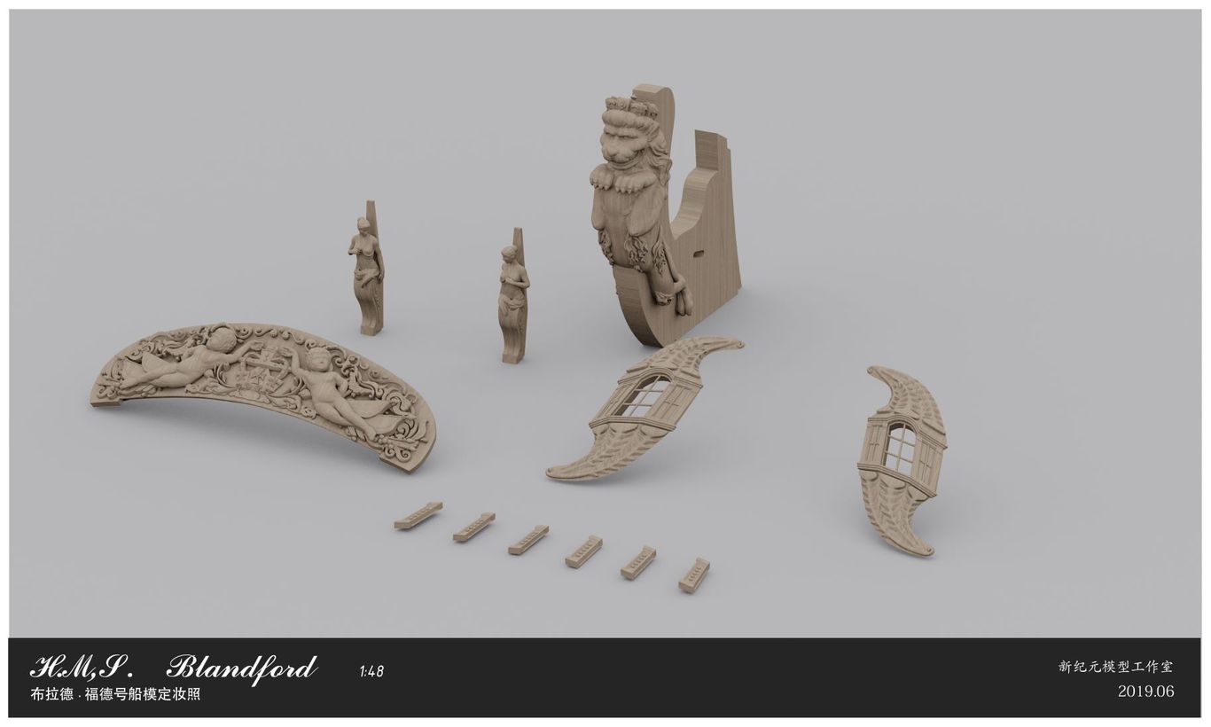 布拉德福德号3D建模图0