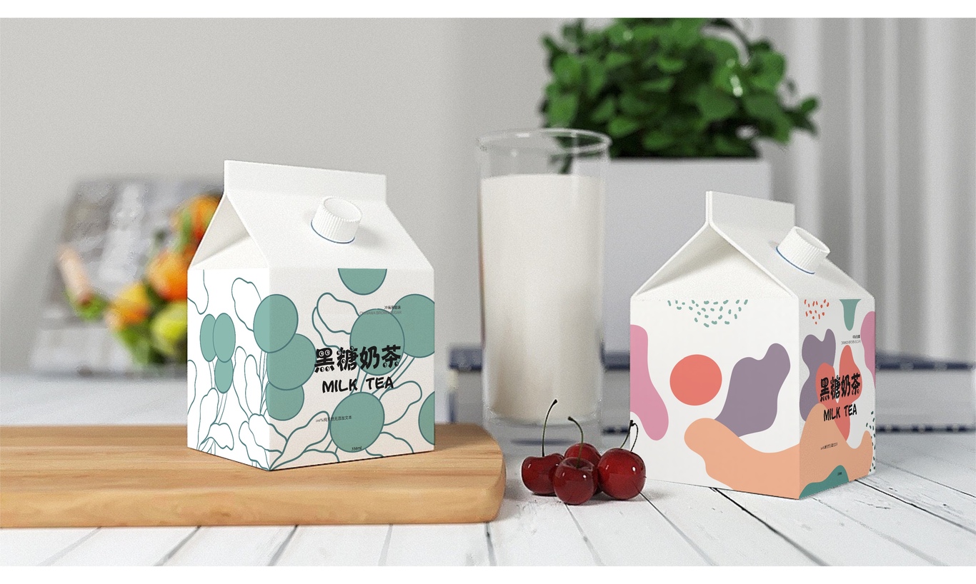 黑糖奶茶包装图1