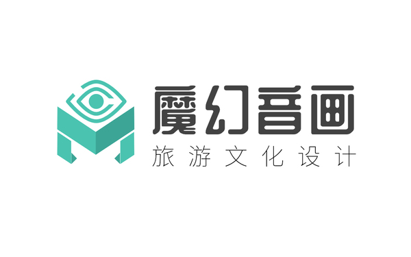 魔幻音畫AR藝術(shù)表演公司LOGO設(shè)計