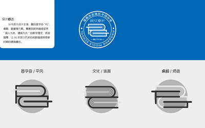 教育培训校徽 大学中学校徽