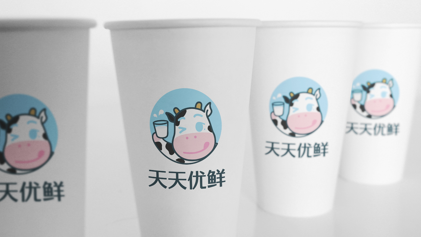 鲜奶吧logo设计图3